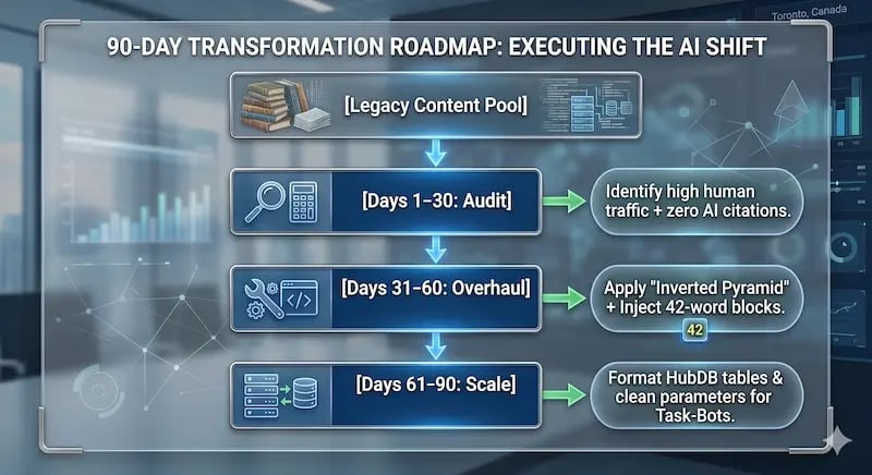 90 day content refresh ai
