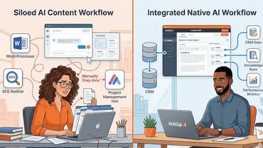 Breeze Content vs. Jasper & Copy.ai: The Native Edge