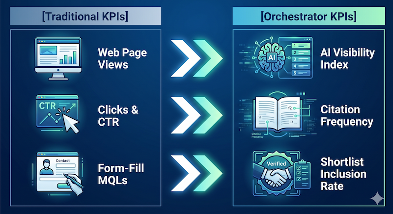 Old Metrics vs AEO metrics