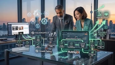 Squarespace vs. HubSpot Content Hub: Moving Beyond Basic Templates