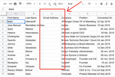 So exportieren Sie LinkedIn-Kontakte mit E-Mail